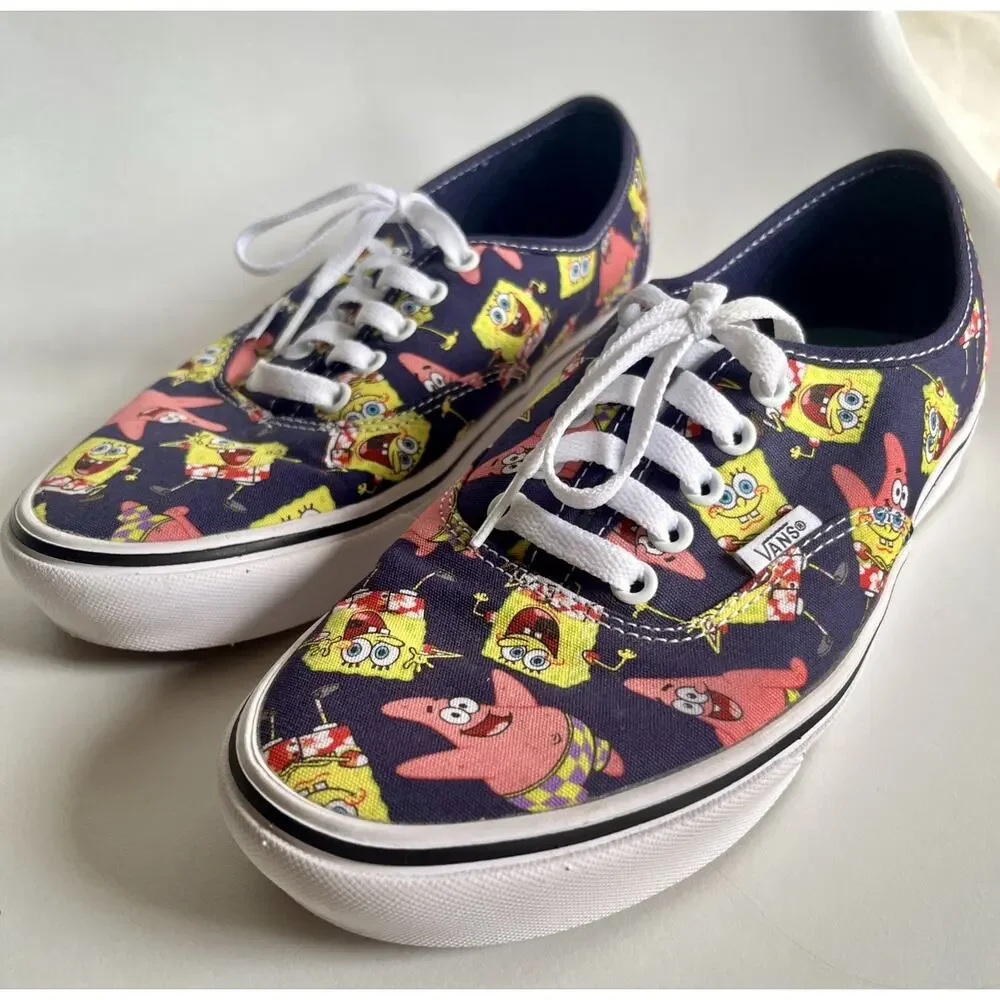 Vans x SpongeBob AlohaBob ComfyCush Sneakers W8 M6.5 Limited Collab Patrick Star - Picture 3 of 11